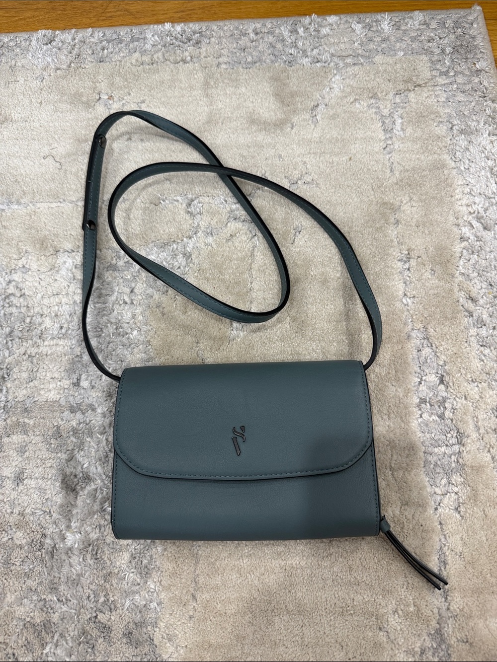 Simply Vera Vera Wang Teal Crossbody Shoulder Bag